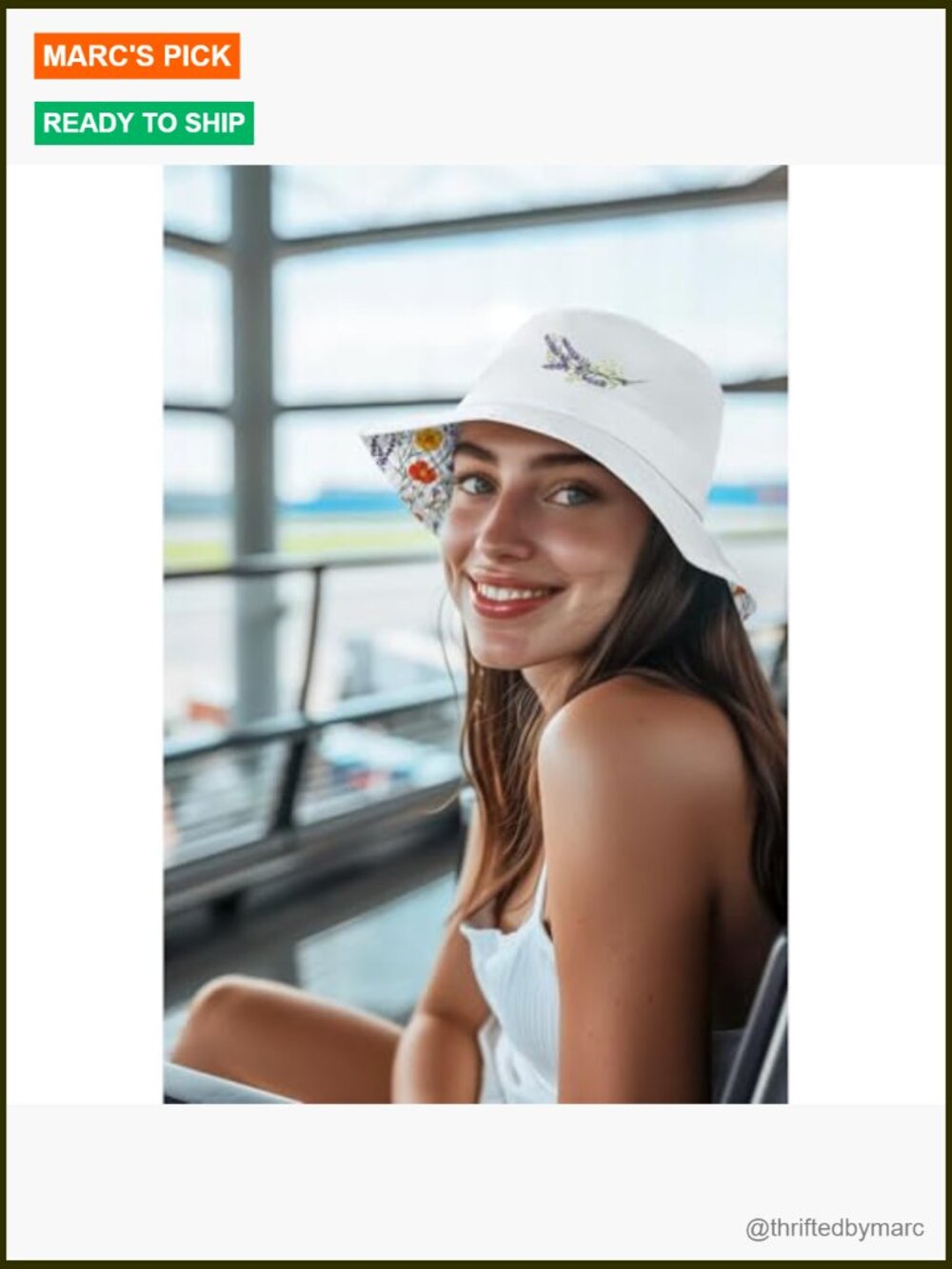 Fun Floral Bucket Hat Unisex Summer Fishing Sun Hat - Picture 3 of 7
